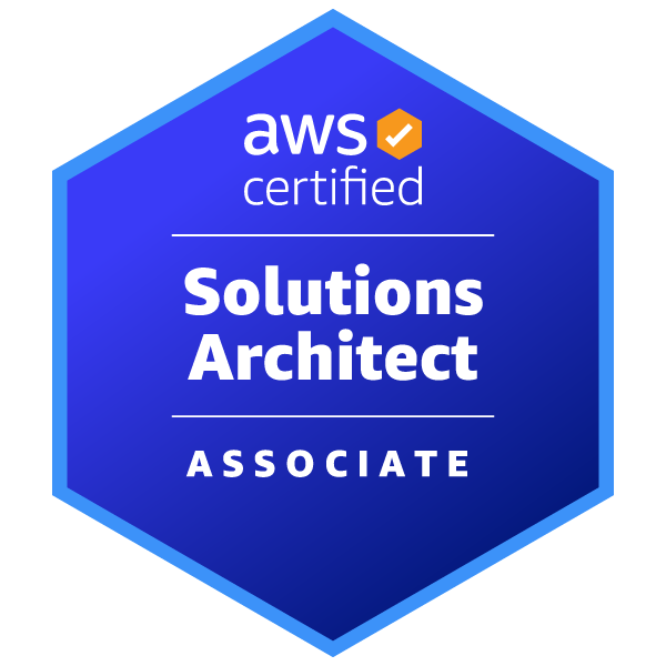 AWS Solutions Architect Associate certificate